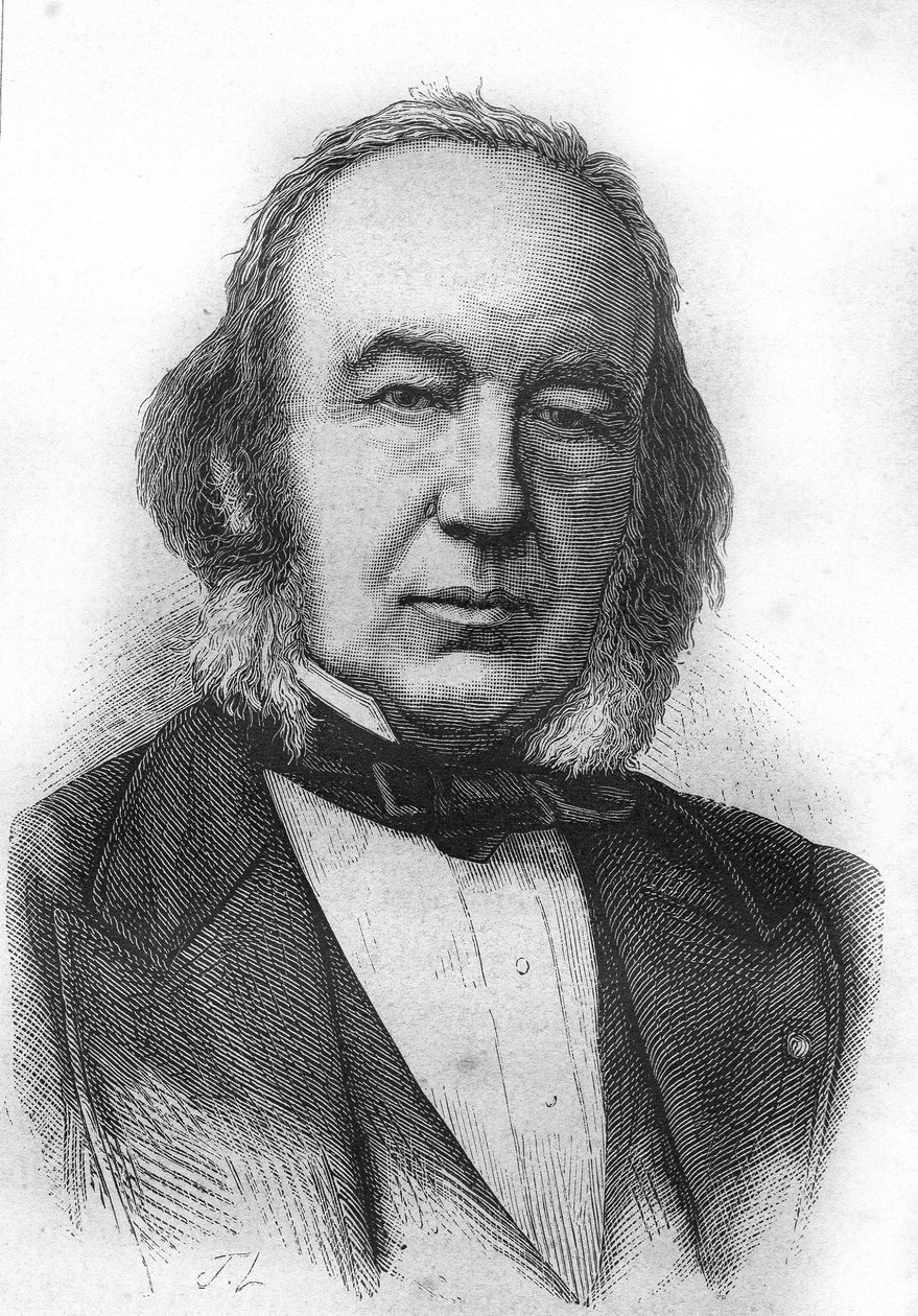 Portræt af Claude Bernard (1813 - 1878) fransk fysiolog - i "" L