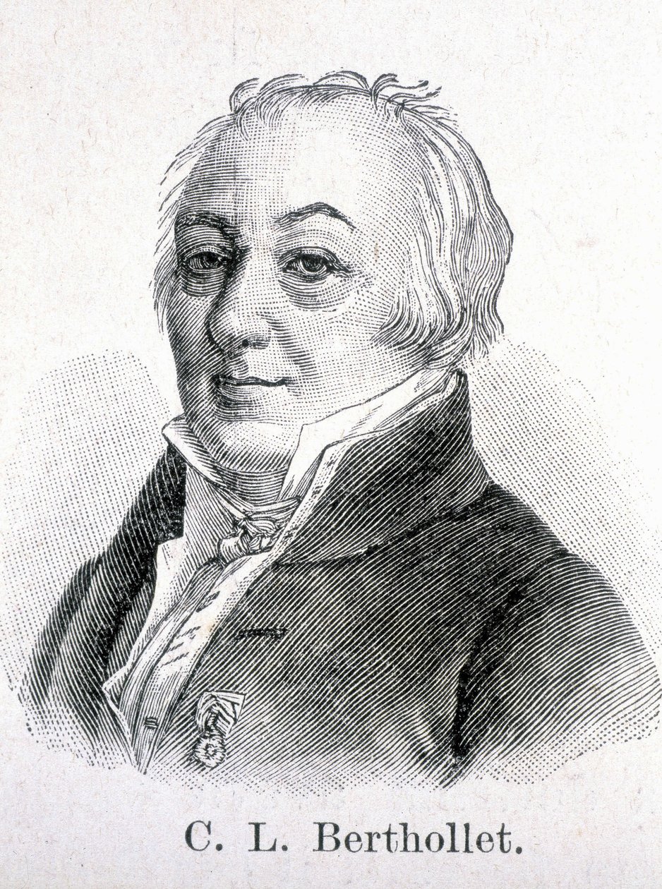 Portræt af Claude Louis Comte Berthollet (1748 - 1822) fransk kemiker. af Unknown artist