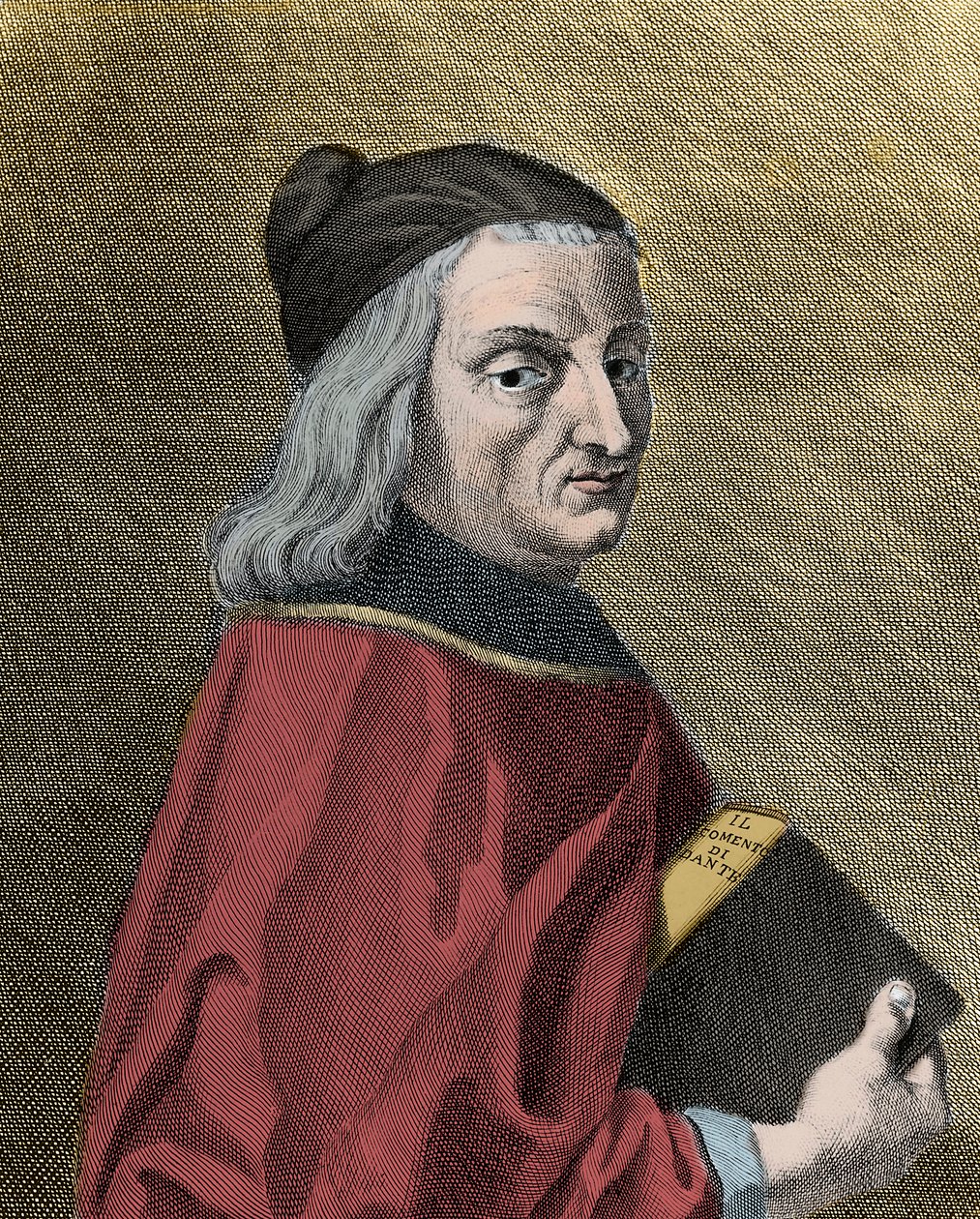 Portræt af Cristoforo Landino (1424-1498), italiensk humanist af Unknown artist