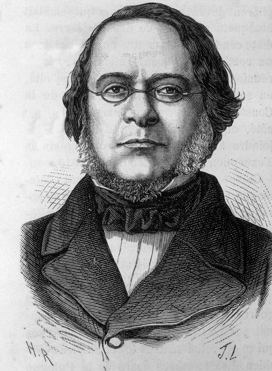 Portræt af Daniele Manin (1804-1857), italiensk politiker. af Unknown artist