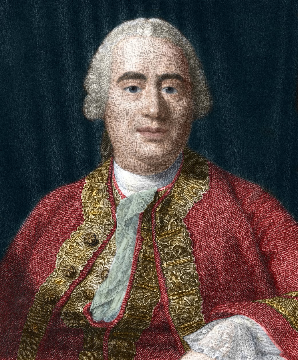 Portræt af David Hume, skotsk filosof (1711-1776) - David Hume (1771-1776) skotsk filosof og historiker af Unknown artist