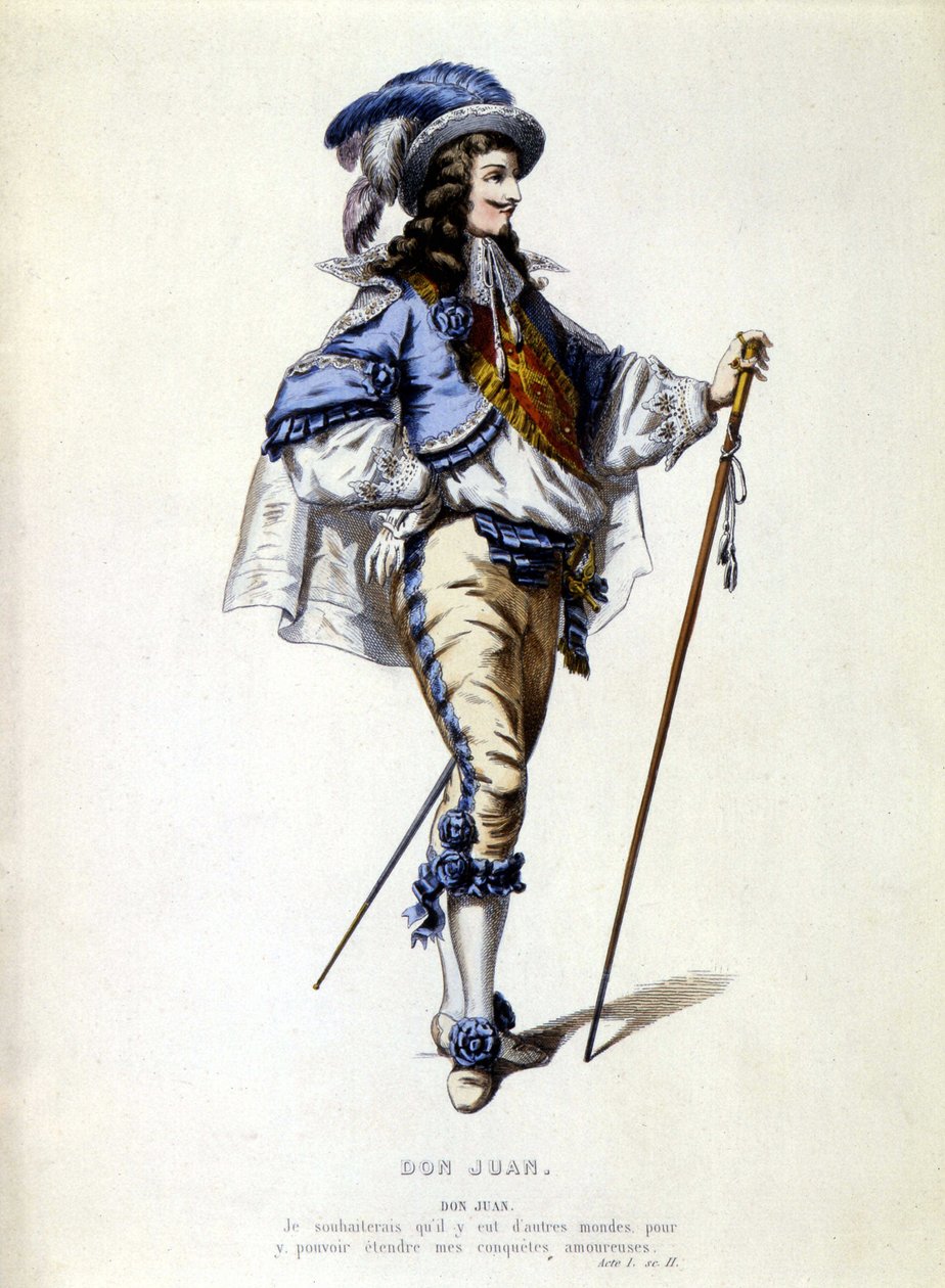 Portræt af Don Juan til fods, sd. 19. århundrede af Unknown artist
