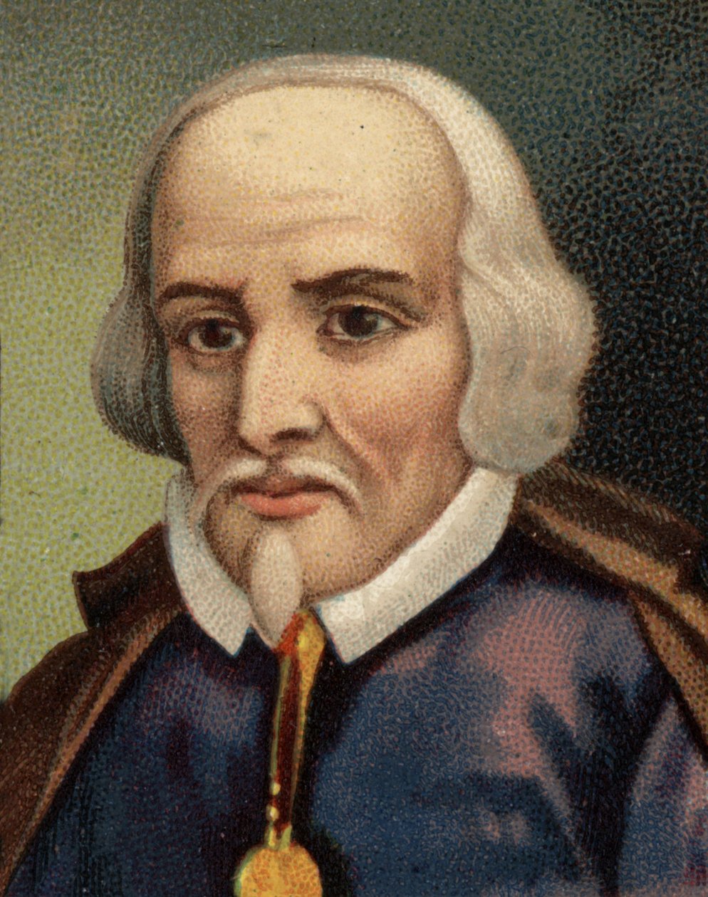Portræt af Don Pedro Calderon de la Barca (1600-1681), spansk dramatisk digter. af Unknown artist