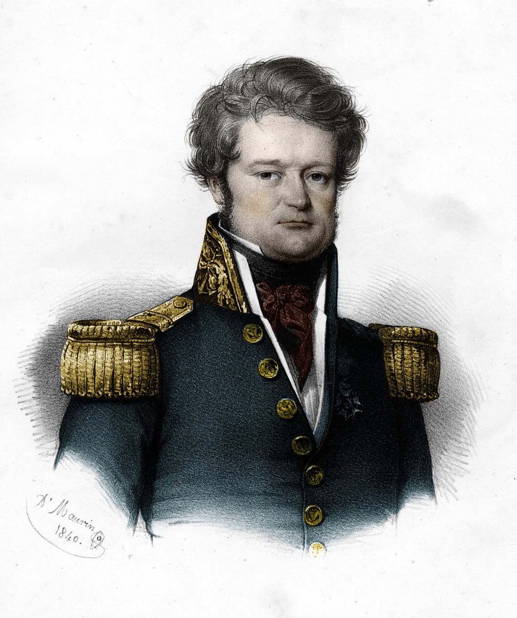 Portræt af Dumont d