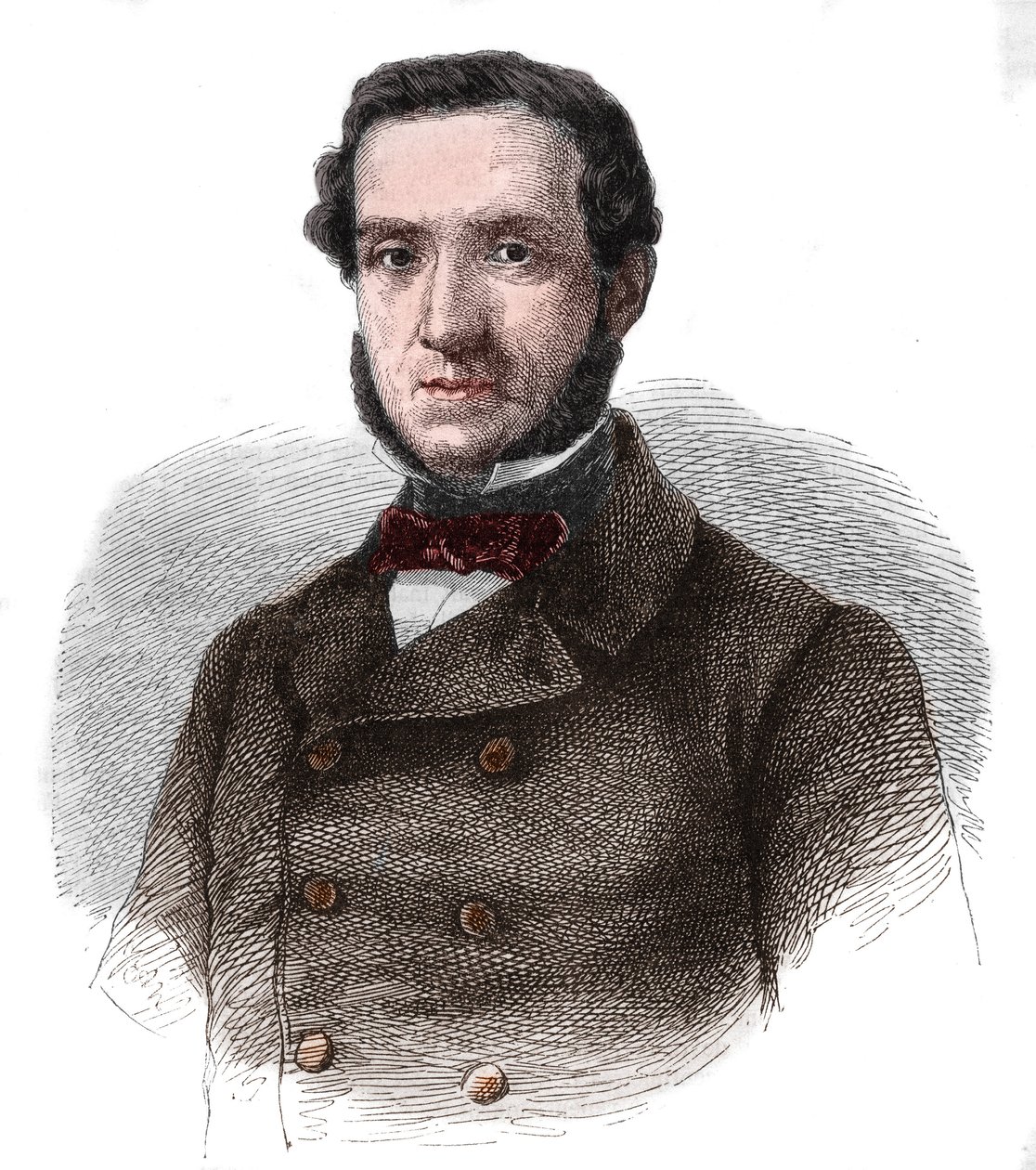 Portræt af Edouard Drouyn de Lhuys (1805-1881) fransk diplomat og politiker af Unknown artist