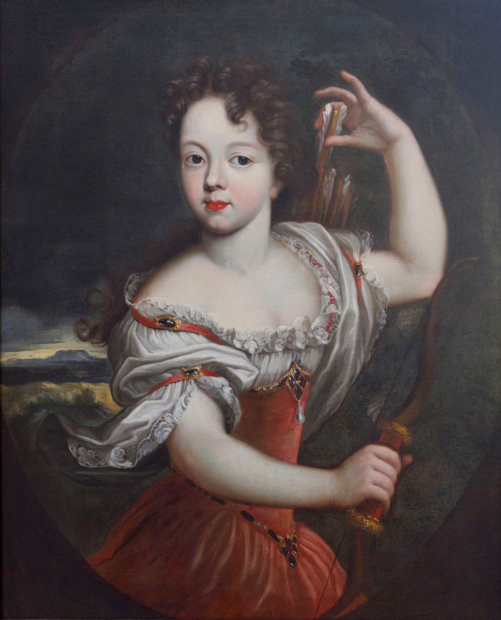 Portræt af Elisabeth Charlotte d