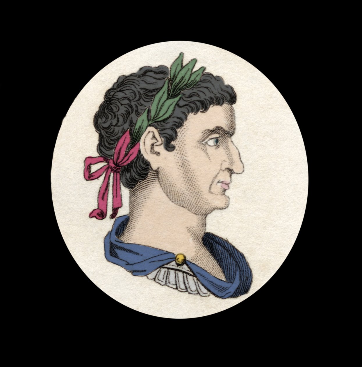 Portræt af kejser Trajan (Marcus Ulpius Traianus) (98-117 e.Kr.). af Unknown artist