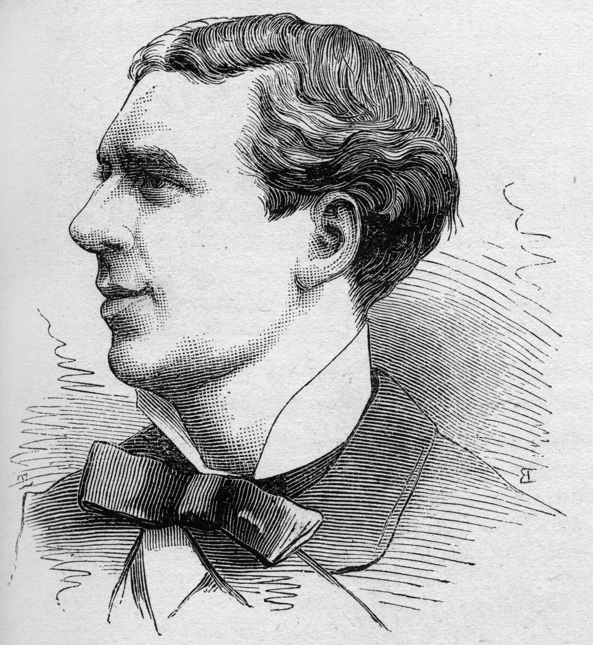 Portræt af Ernest Coquelin dit Poppy le Cadet (1848-1909), fransk komiker, medlem af Comedie Francaise. Indgravering i "" Le Monde Illustré"" n¡1168 af 16. august 1879. af Unknown artist