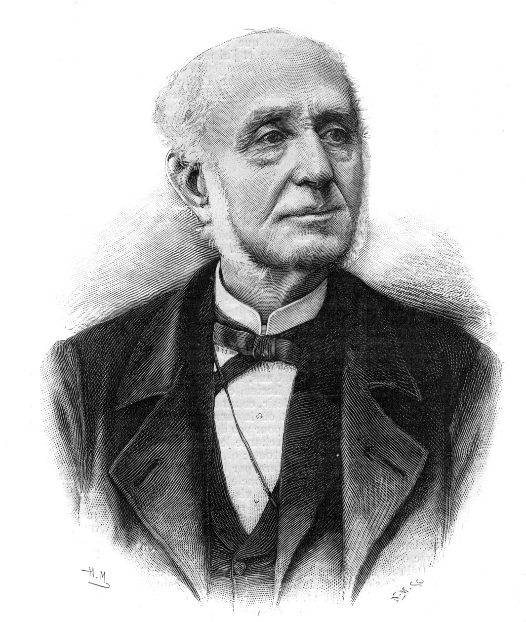Portræt af Etienne Arago (1802-1892) dramatisk forfatter, politiker, borgmester i Paris af Unknown artist