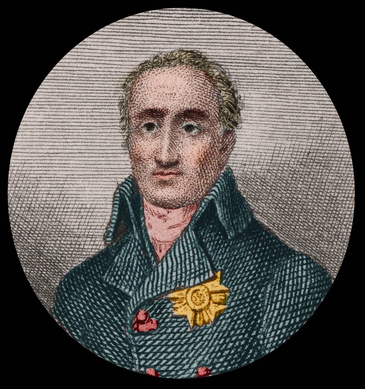 Portræt af Etienne de La Ville, greve De Lacepede (1756-1825), fransk naturforsker. Anonym gravering fra 1876. af Unknown artist