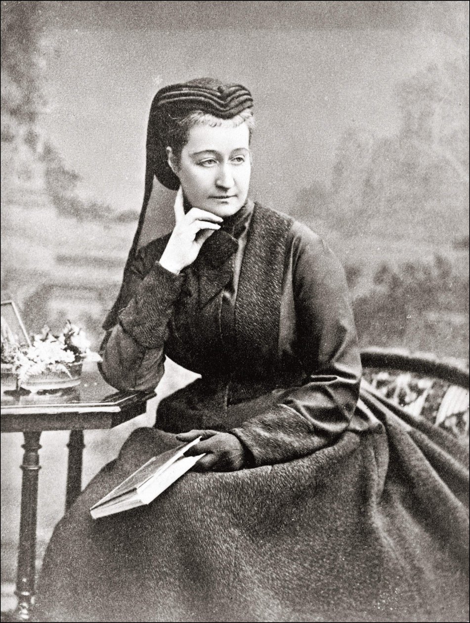 Portræt af Eugenia, kone til Napoleon III og dronning af franskmændene. 19. århundrede. af Unknown artist
