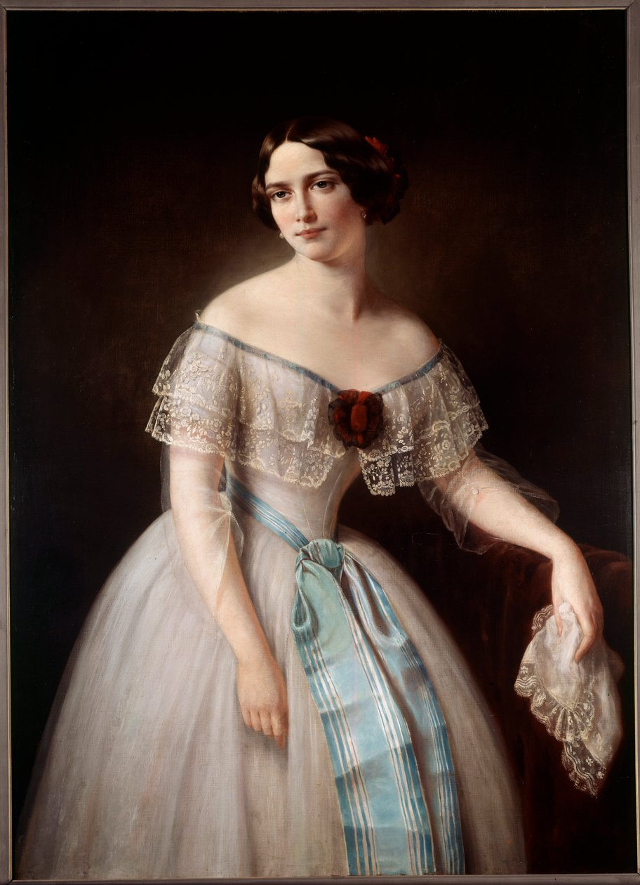 Portræt af Fanny Cerrito (1817-1909) danser Anonym maleri. Paris fra det 19. århundrede. Library of the Musee De l