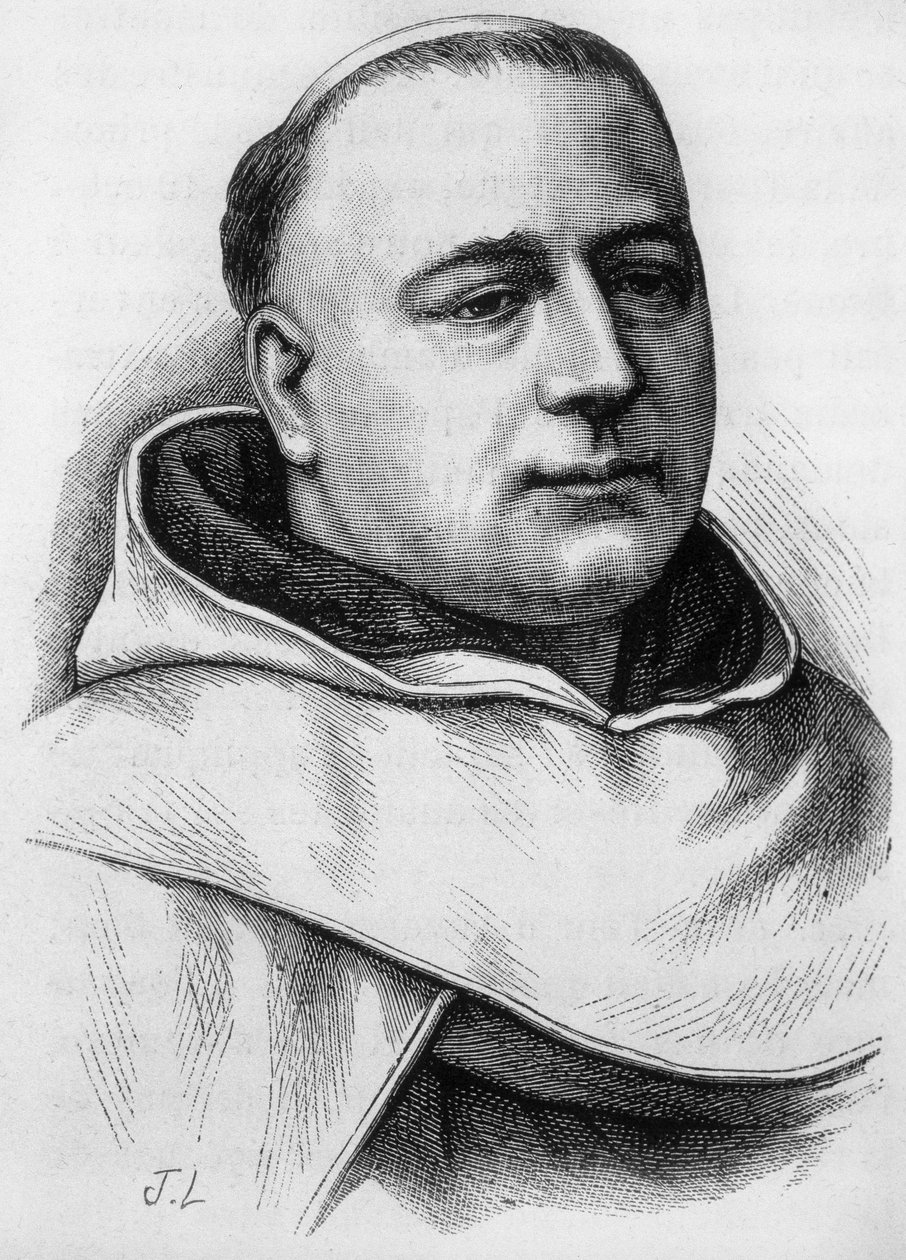 Portræt af Fader Hyacinthe af Unknown artist