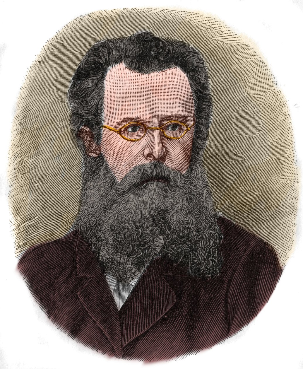 Portræt af Felix Dahn (1834-1912), tysk forfatter, professor og historiker. af Unknown artist
