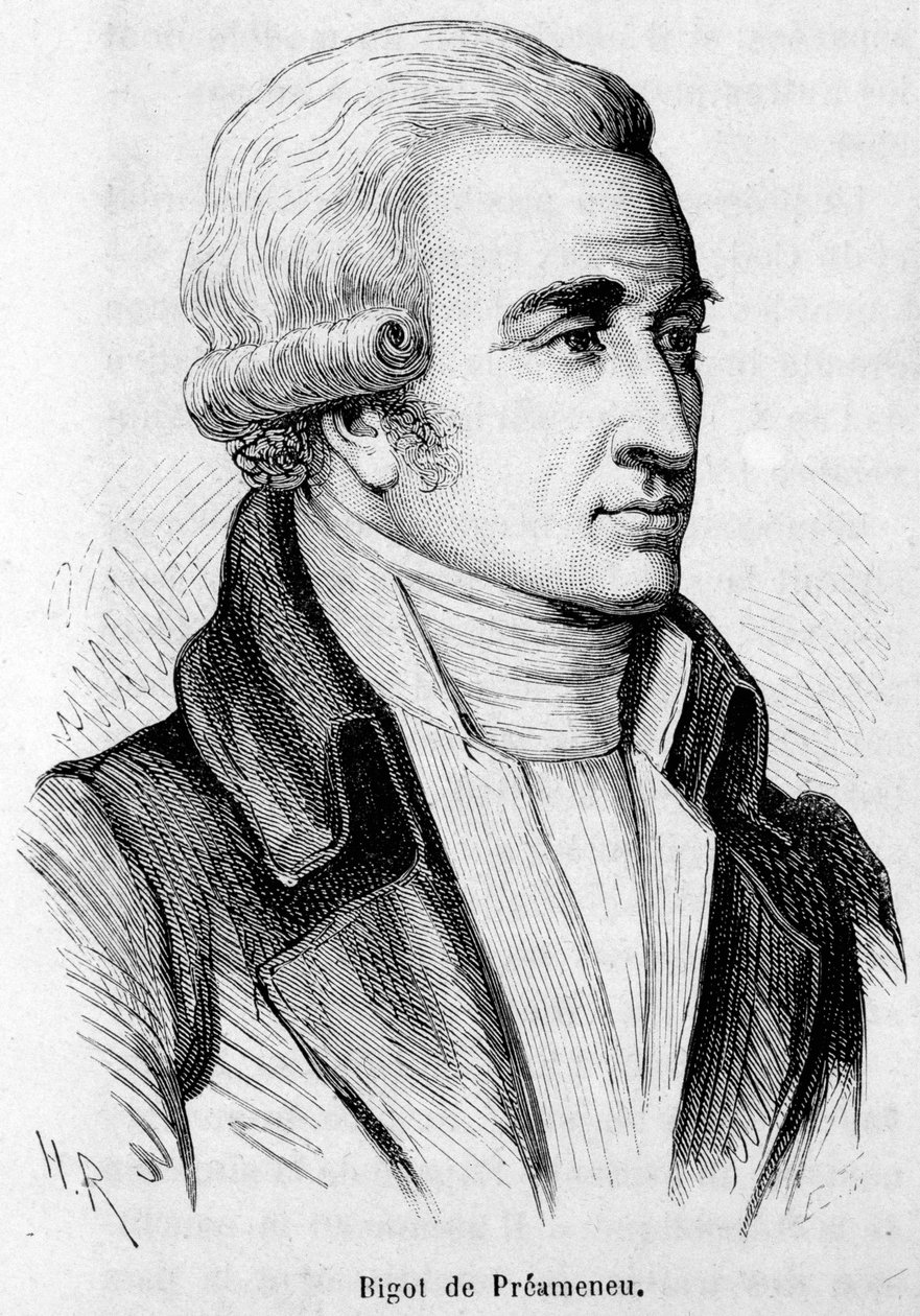 Portræt af Felix Julien Jean Bigot de Preameneu (1747-1825), fransk advokat og politiker. af Unknown artist