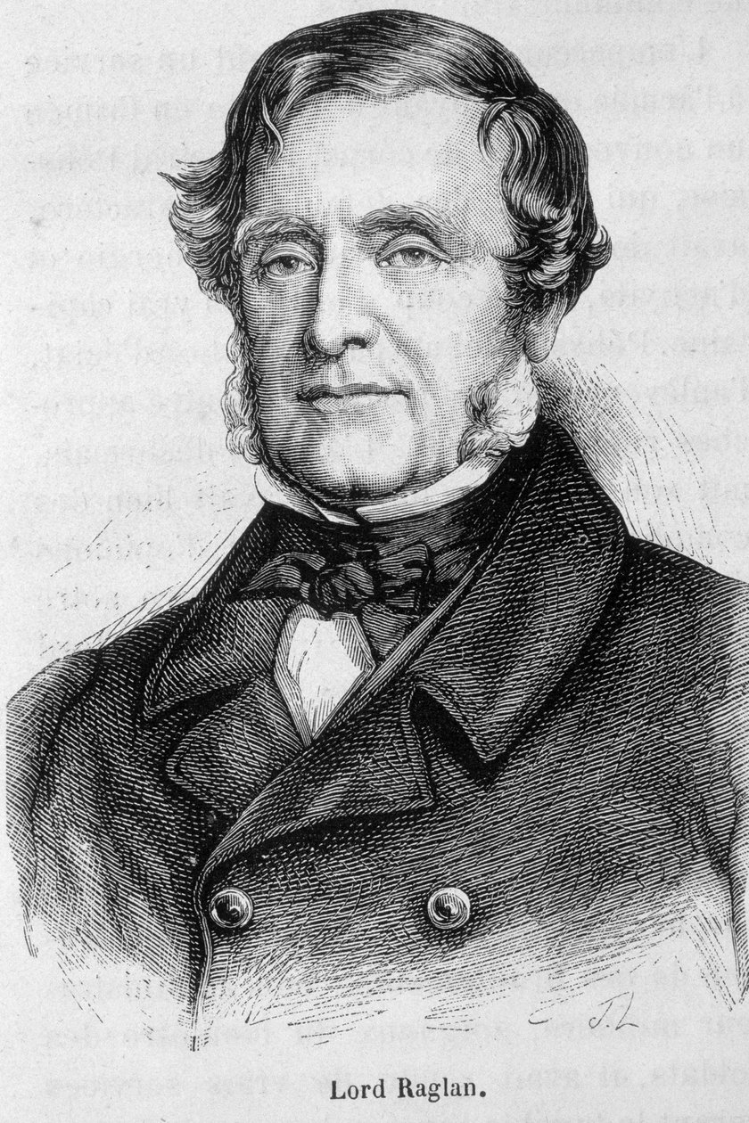 Portræt af Fitz Roy James Henry Somerset, første baron Raglan (Lord Raglan af Unknown artist