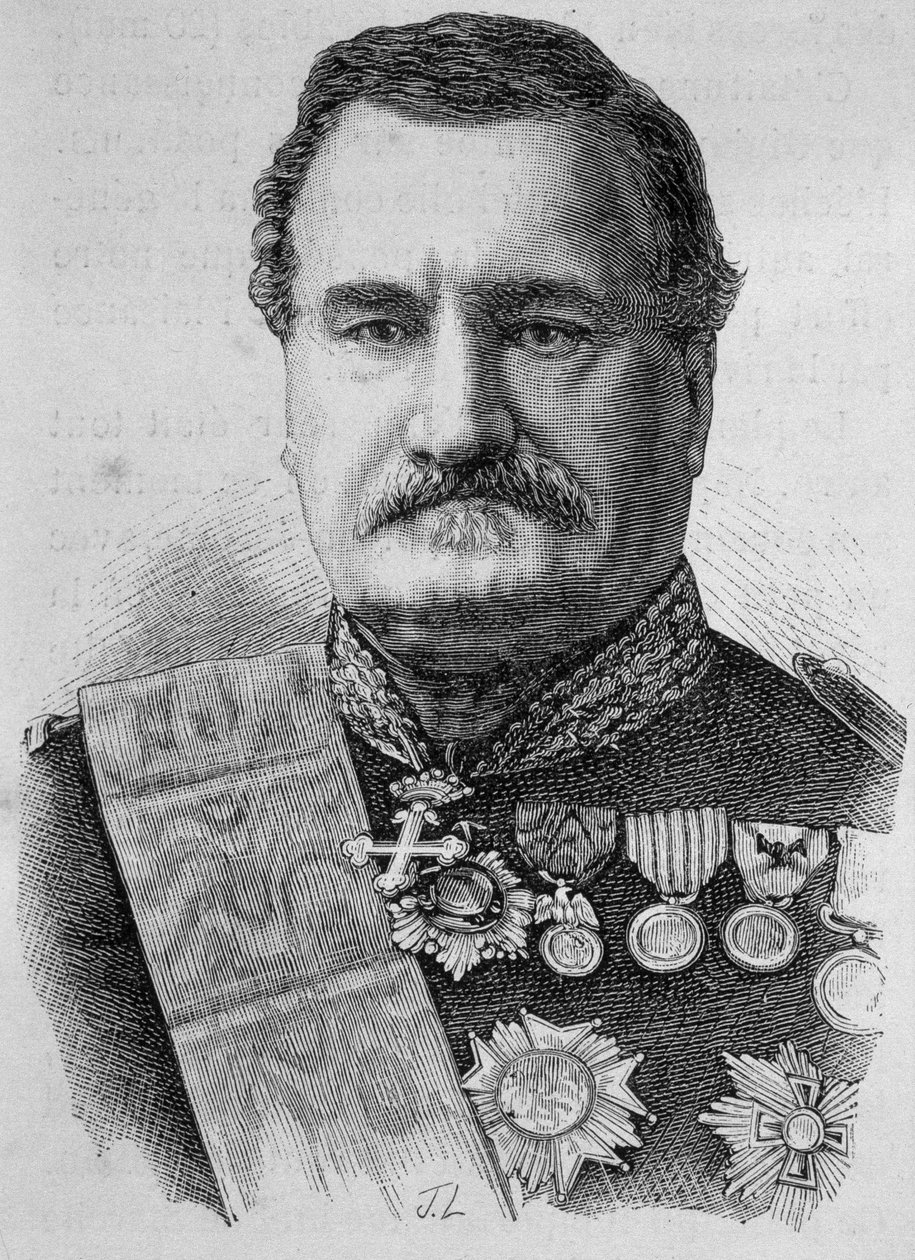 Portræt af Forey, marskal af Frankrig (1804 - 1872) af Unknown artist