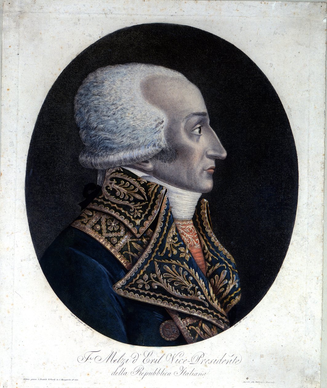 Portræt af Francesco Melzi d