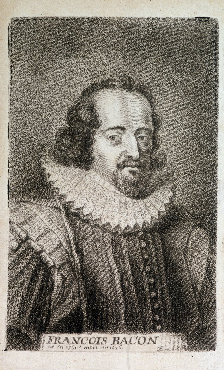 Portræt af Francis Bacon (1561-1626), engelsk filosof. n.d. v.1600. af Unknown artist