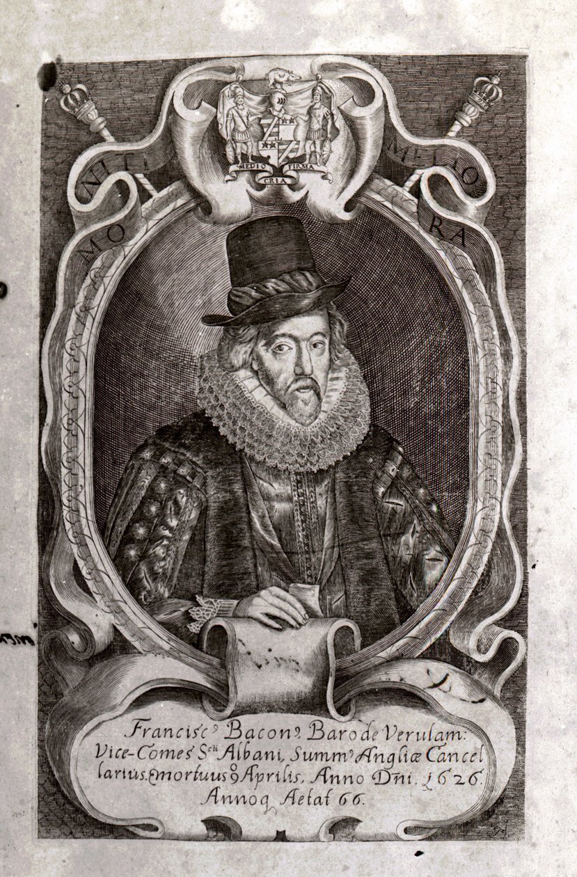 Portræt af Francis Bacon (1561 - 1626). af Unknown artist