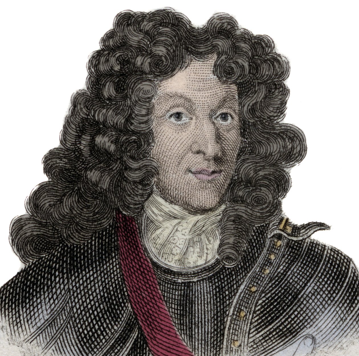Portræt af Francois-Henri de Montmorency-Bouteville (Francois Henri de Montmorency Bouteville) (1628-1695), marechal af Luxembourg, hertug af Piney og fransk general. af Unknown artist