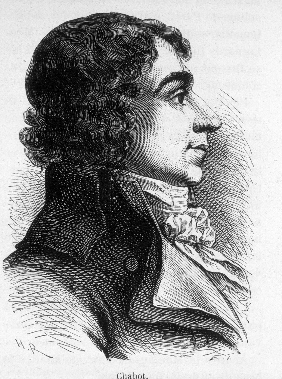 Portræt af Francois Chabot (1759-1794), fransk politiker. af Unknown artist