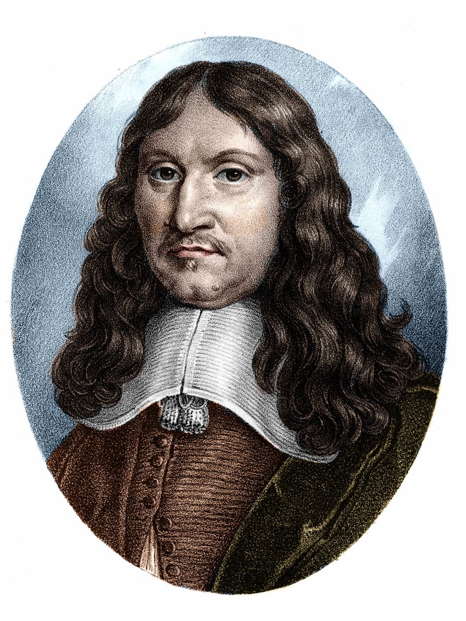 Portræt af Francois Eudes de Mezeray (1610-1683), fransk historiker. af Unknown artist