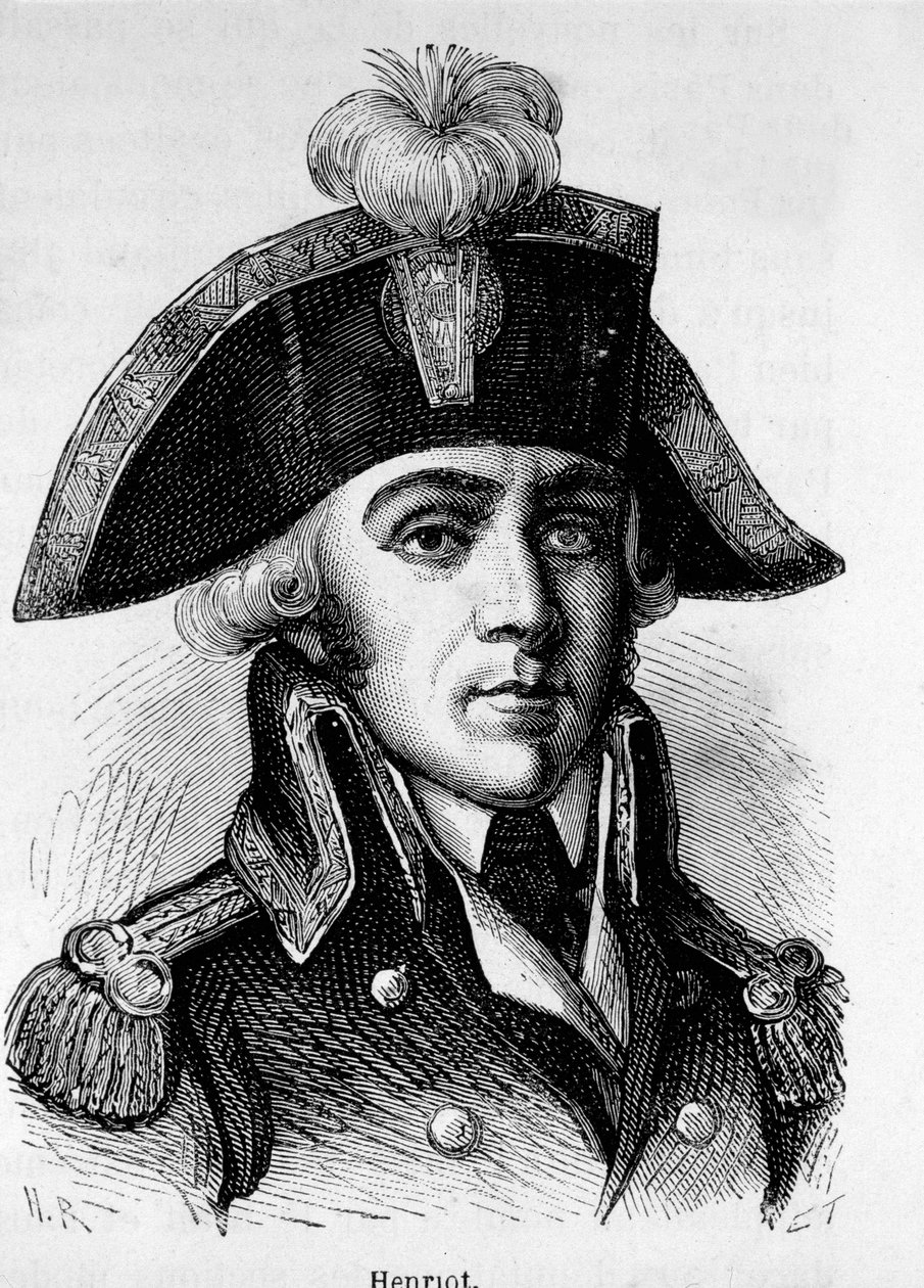 Portræt af Francois Hanriot (1761-1794), fransk revolutionær af Unknown artist