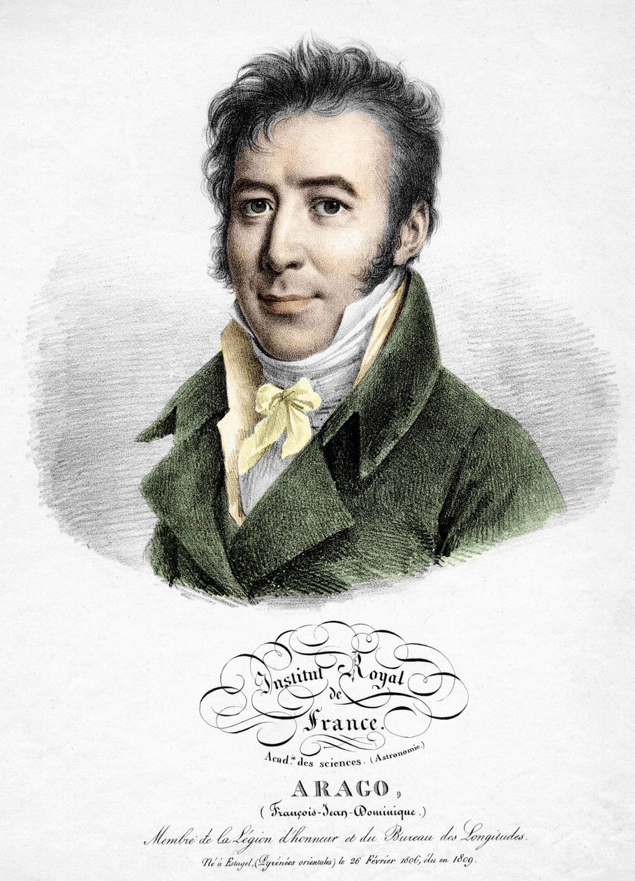 Portræt af Francois Arago. (1786-1853) af Unknown artist