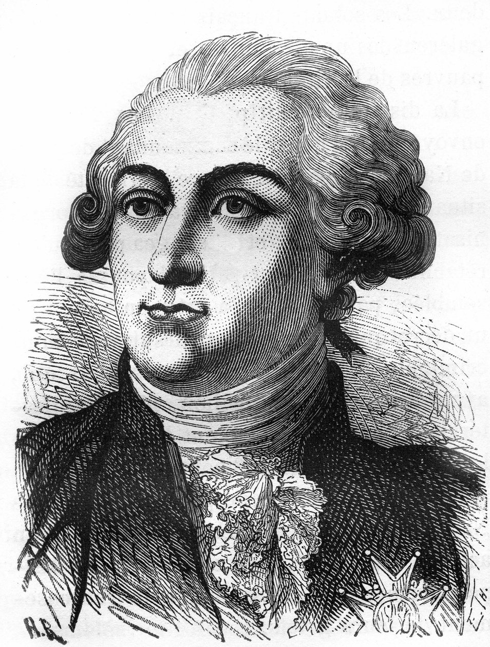 Portræt af François Claude Amour, Marquis de Bouillé (1739-1800), fransk general. af Unknown artist