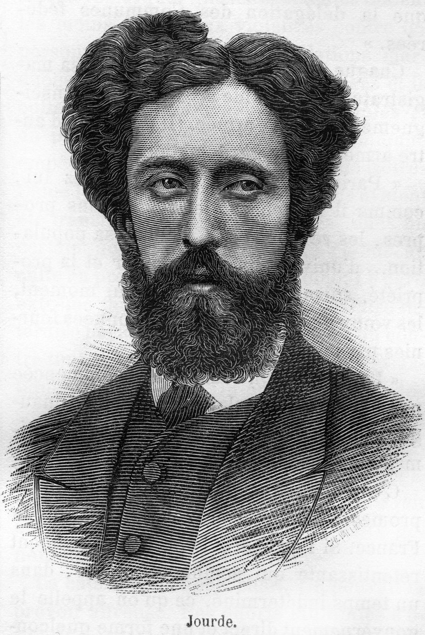 Portræt af Francois Jourde. Fransk revolutionær 1843-1893. af Unknown artist