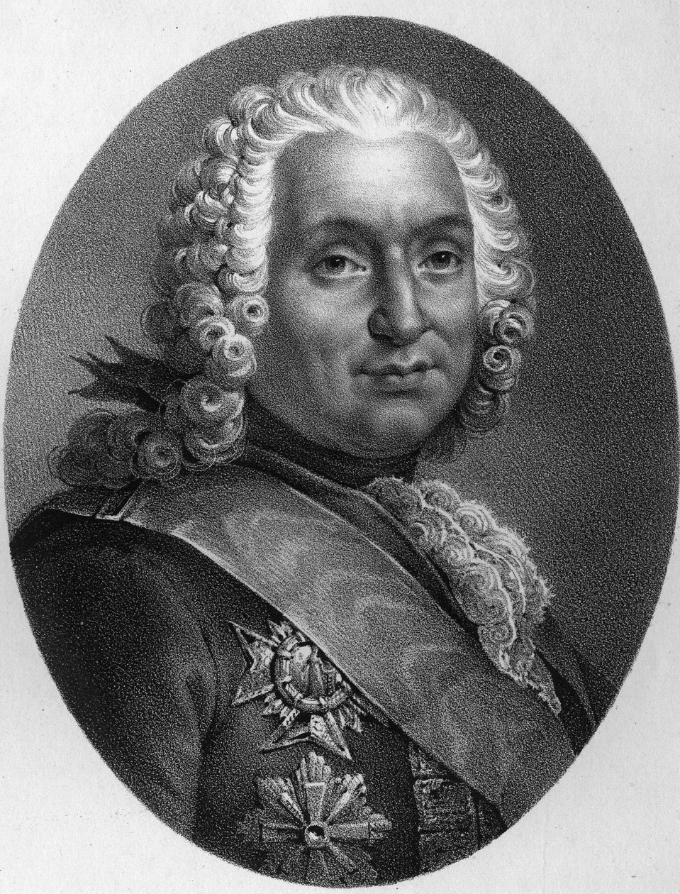 Portræt af Francois de Chevert (1695 - 1769). af Unknown artist