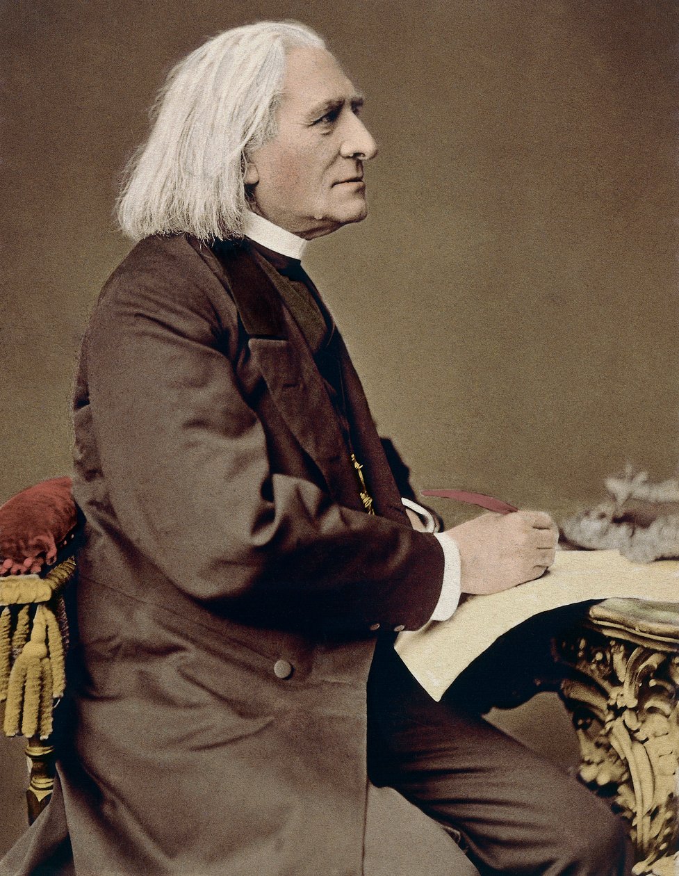Portræt af Franz Liszt (1811-1886), ungarsk komponist, pianist og dirigent af Unknown artist