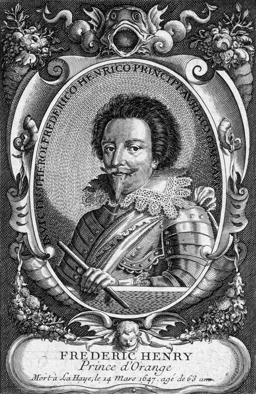 Portræt af Frédéric Henri de Nassau, Prins af Orange (1584-1647). af Unknown artist
