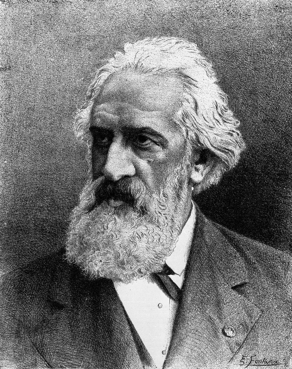 Portræt af Friedrich von Flotow (1812-1883), tysk komponist. af Unknown artist