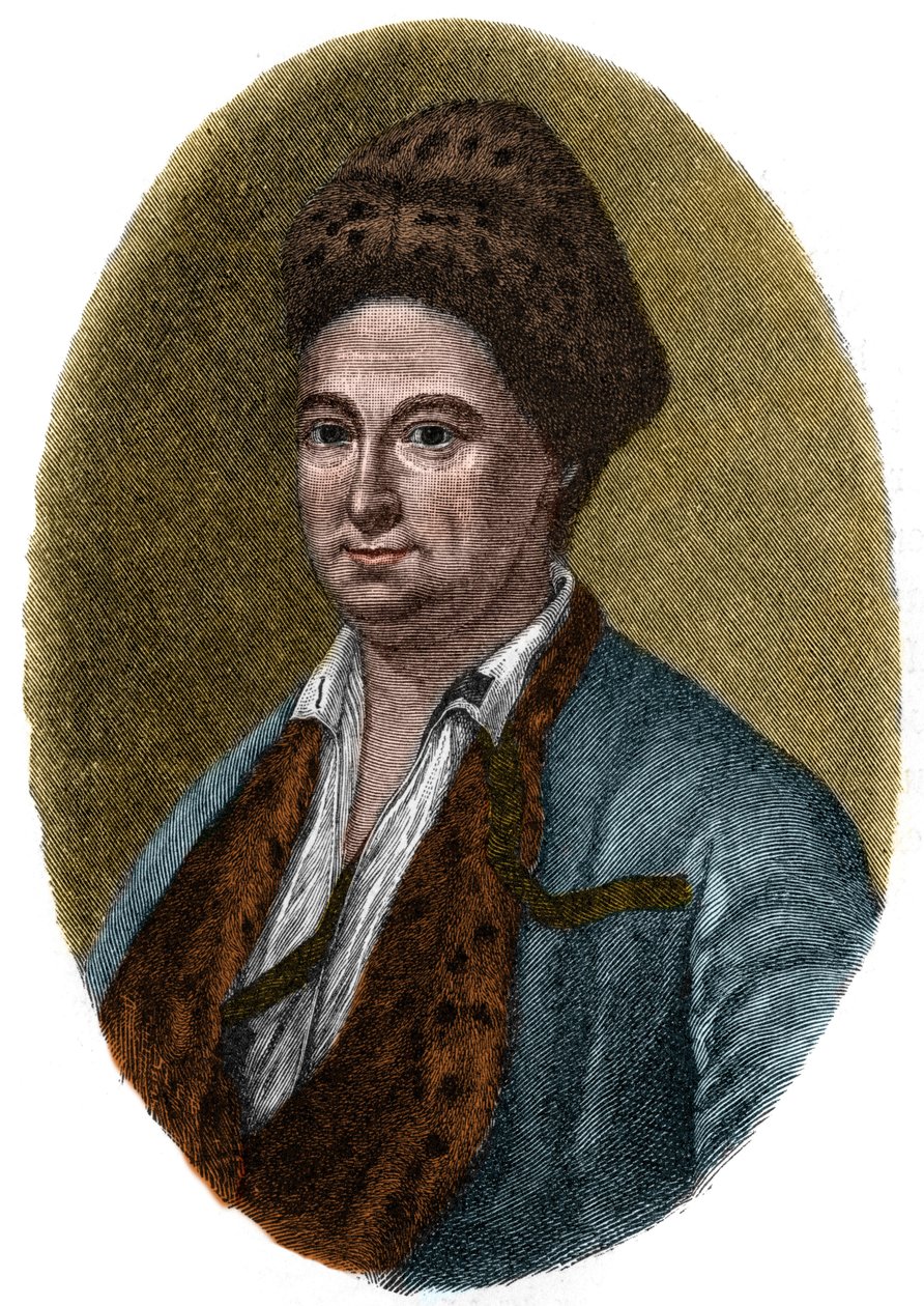 Portræt af Friedrich von Hagedorn af Unknown artist