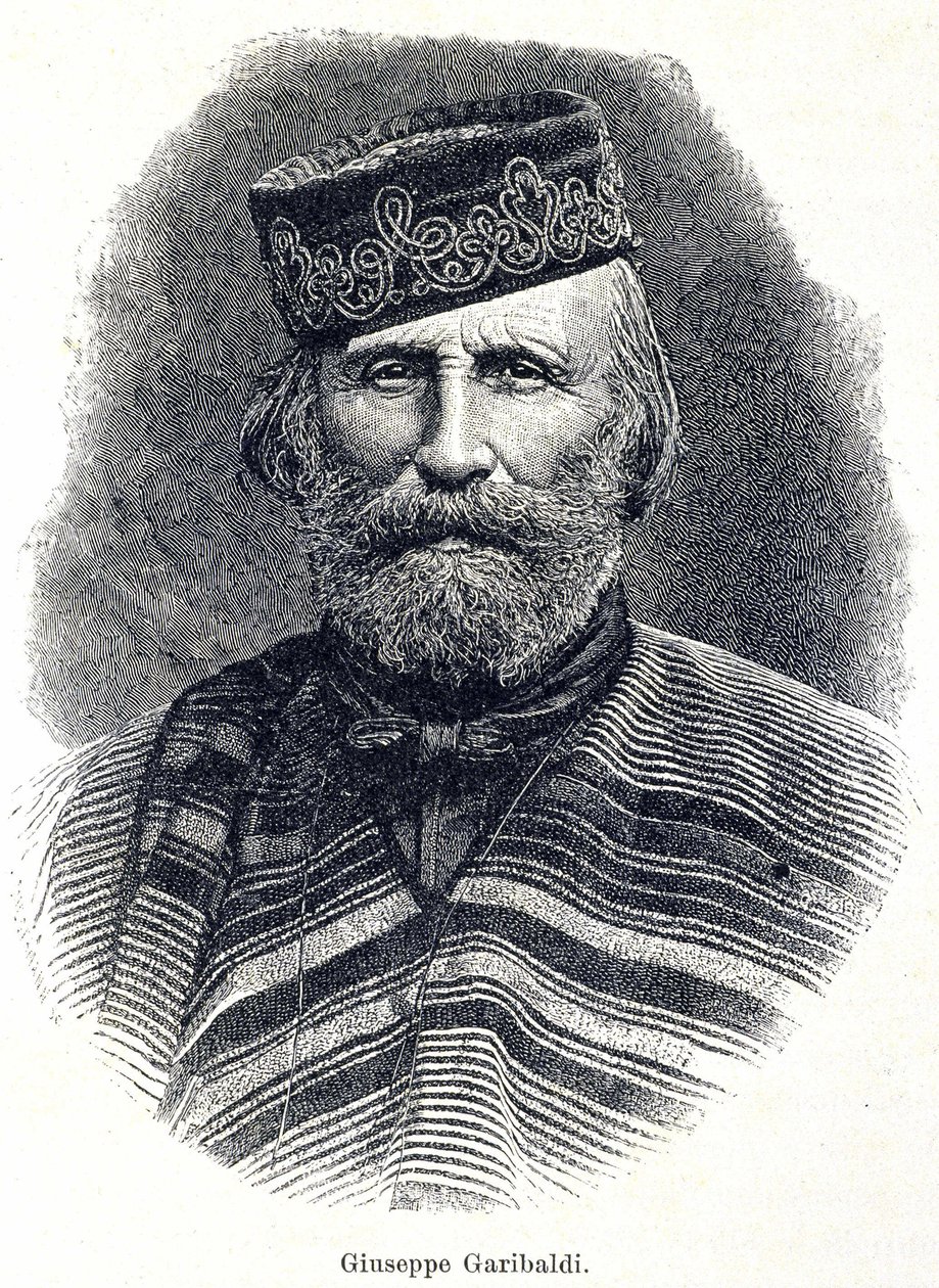 Portræt af Garibaldi (1807 - 1882) af Unknown artist