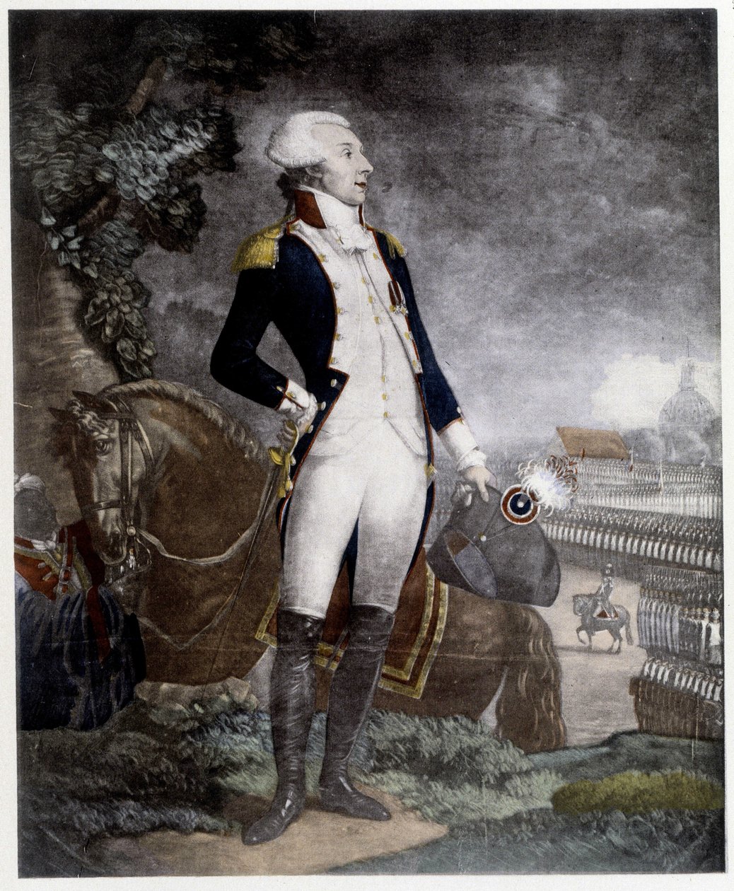 Portræt af General La Fayette (Lafayette af Unknown artist