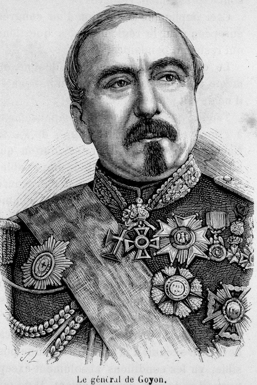 Portræt af general de Goyon af Unknown artist