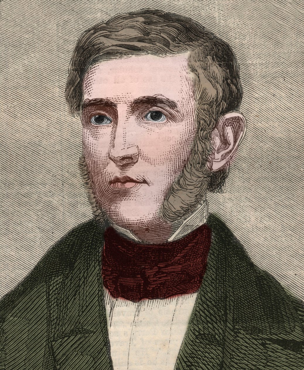 Portræt af George Bancroft (1800-1891), amerikansk historiker og politiker. Indgravering i "" The illustrated London News "" af 23. januar 1858. af Unknown artist