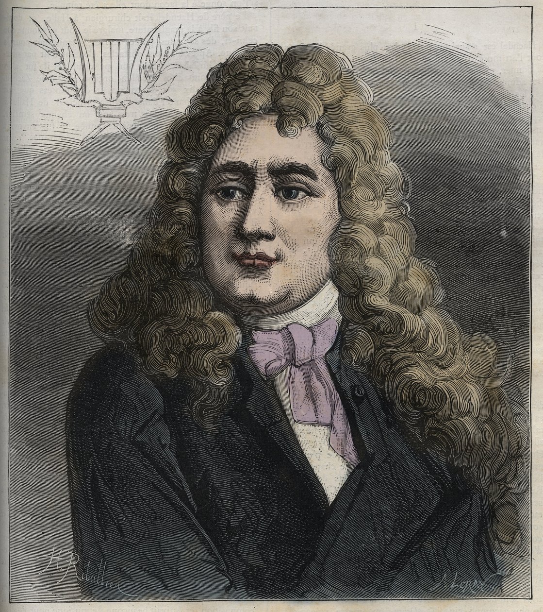 Portræt af George Frederick Handel (Georg Friedrich Handel af Unknown artist