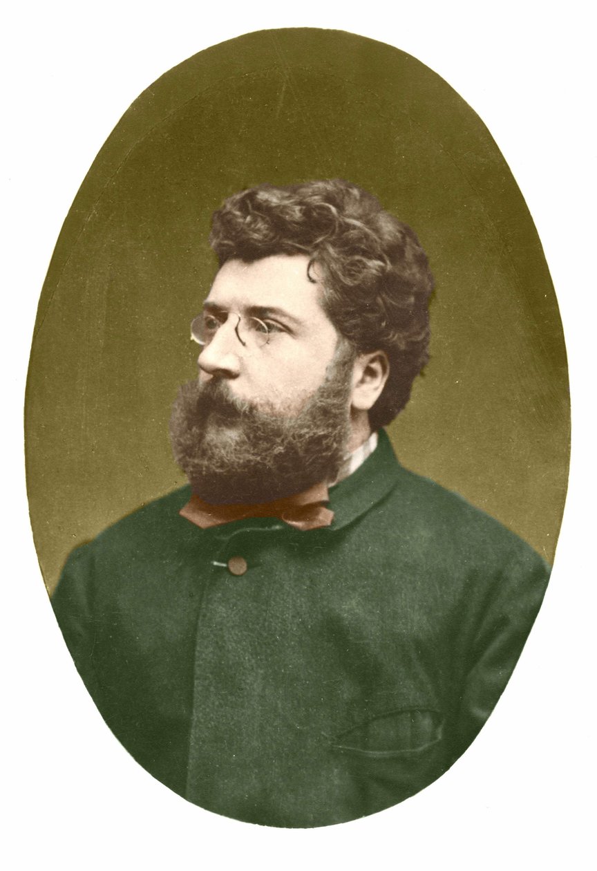 Portræt af Georges Bizet (1838 - 1875). af Unknown artist