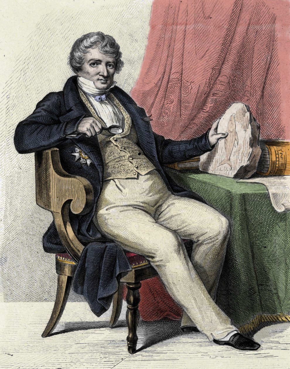 Portræt af Georges Cuvier af Unknown artist