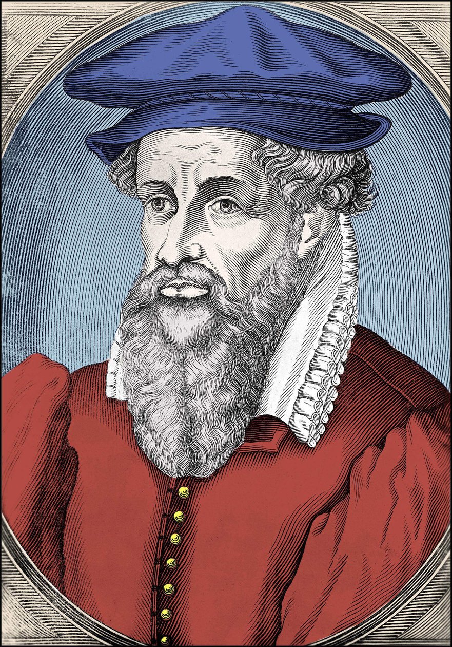 Portræt af Gerhard Kremer dit Gerardus Mercator (1512-1594) af Unknown artist