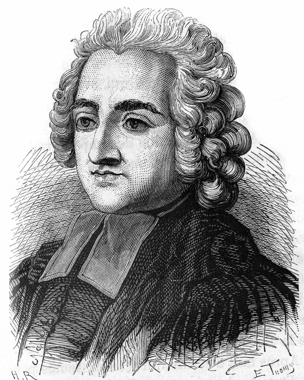 Portræt af Germain Louis de Chauvelin. fransk politiker. 1685-1762 af Unknown artist