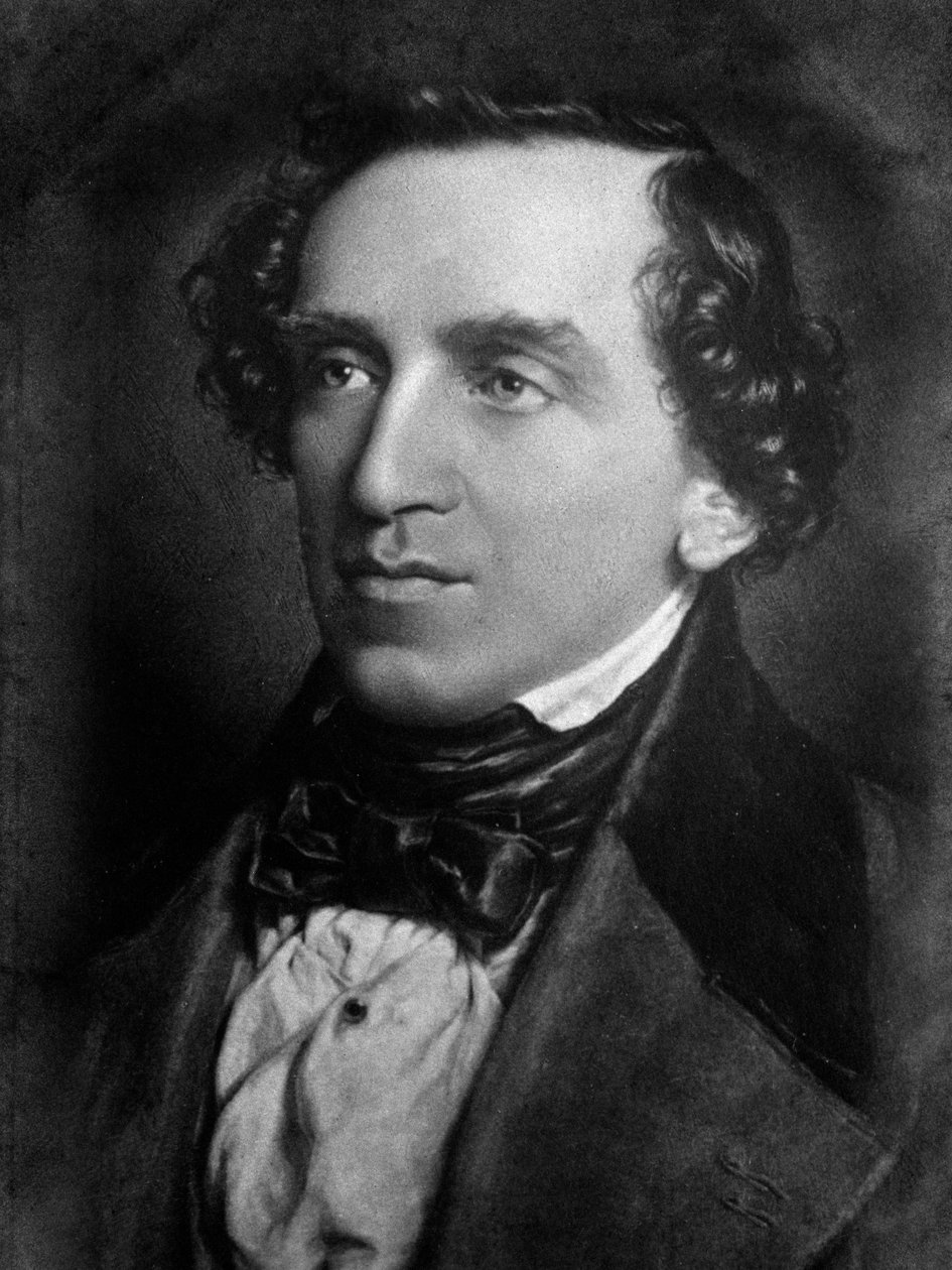 Portræt af Giacomo Meyerbeer (gravering) af Unknown artist