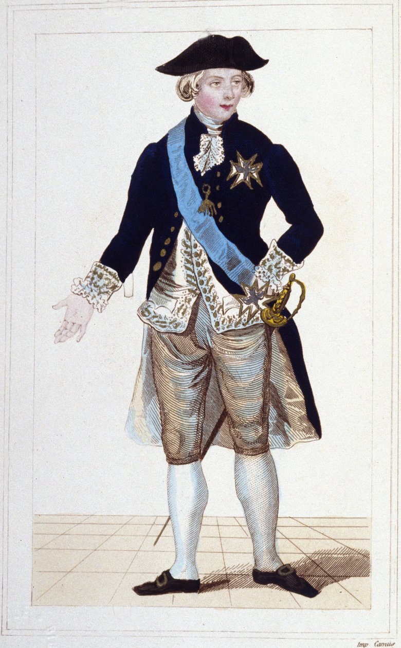 Portræt af Gilbert Mottier, Marquis de La Fayette (1757-1834). af Unknown artist