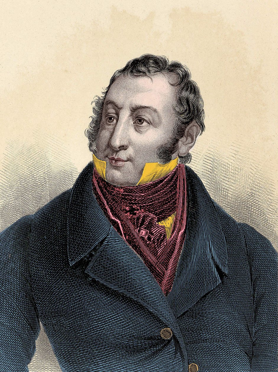 Portræt af Gioacchino Rossini (1792-1868) af Unknown artist