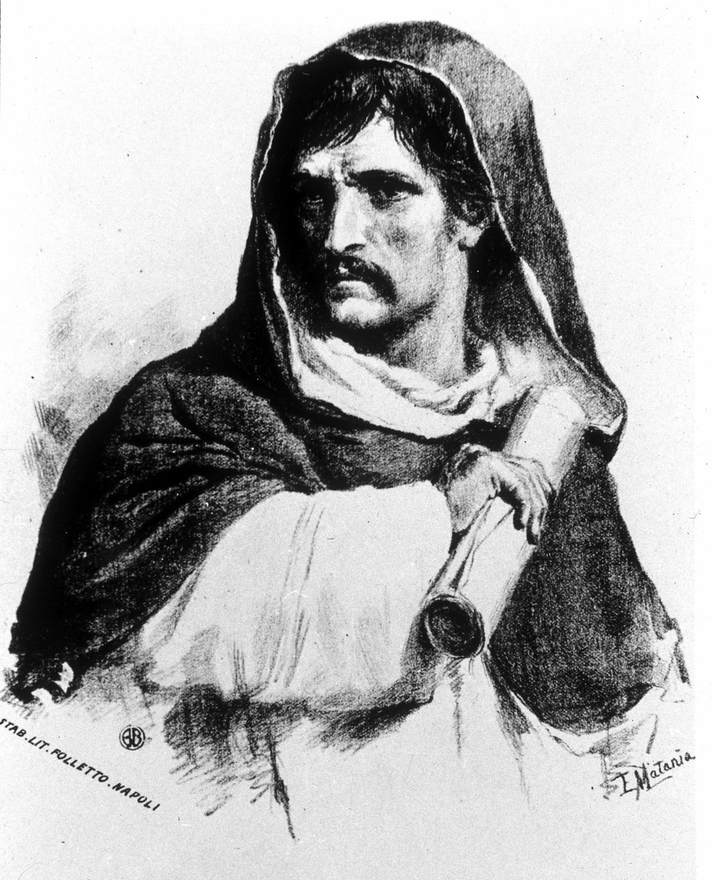 Portræt af Giordano Bruno (1548 - 1600) af Unknown artist