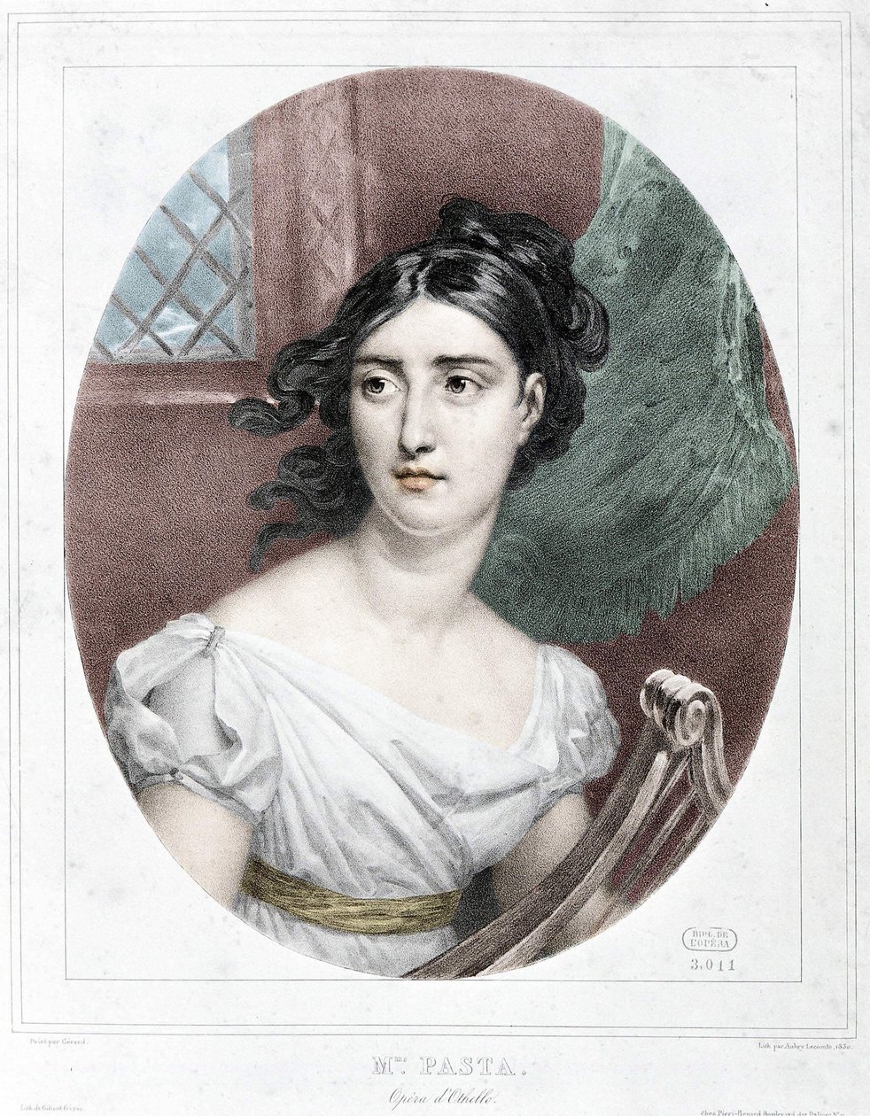 Portræt af Giuditta Pasta (1797-1865) af Unknown artist